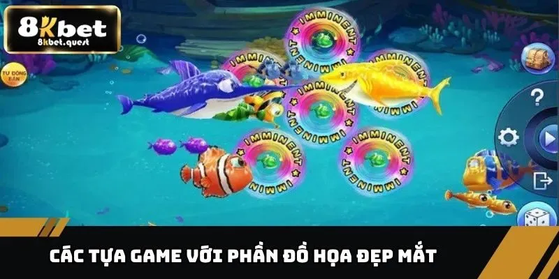 Bắn Cá 8kbet 2 Các tựa game bắn cá 8KBET với phần đồ họa đẹp mắt