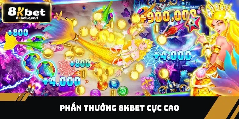 Bắn Cá Đổi Thưởng – Siêu Phẩm Săn Cá Sinh Lời Tại 8KBET 3 Phần thưởng 8KBET cực cao