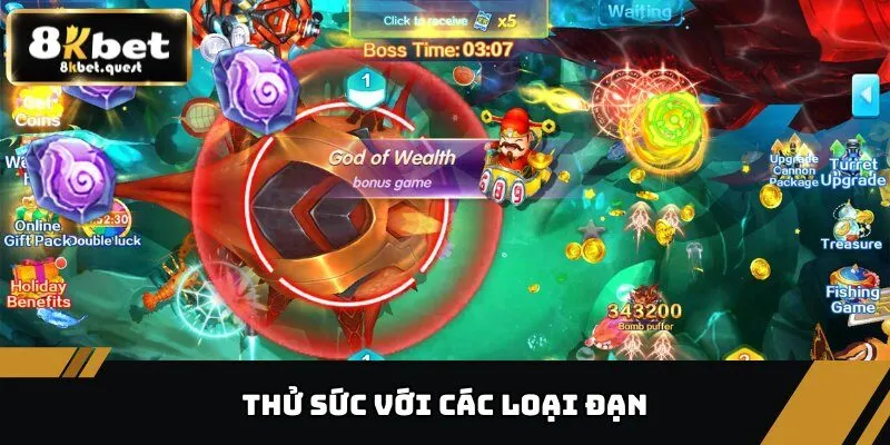 Mẹo Chơi Bắn Cá Online - Cách Săn Thưởng Cực Đỉnh 8KBET 2 Tìm hiểu công dụng của đạn trước khi chơi